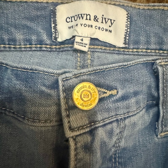 Crown & Ivy Light Blue Denim Jeans - Picture 2 of 3
